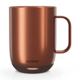 Temperature Control Smart Mug 2, 14 Oz, Copper, up to 1.5 - Hr Battery Life - App Controlled Heated Coffee/Tea Mug - Improved Design - Serenity Spaces