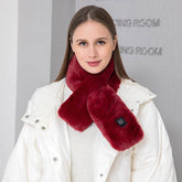 Heating Scarf USB Electric Heated Neck Wrap Heating Pad Pain Relief Three - gear Temperature Control Neck Warmer For Women Men - Serenity Spaces