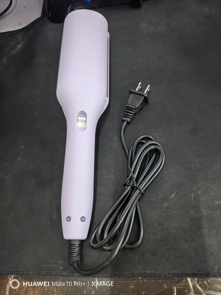 Hair Curling Iron 32mm Deep Wave Hair Curler 4 Temperature Adjustable Fast Heating Crimping Iron Styler Wand For All Hair Style - Serenity Spaces