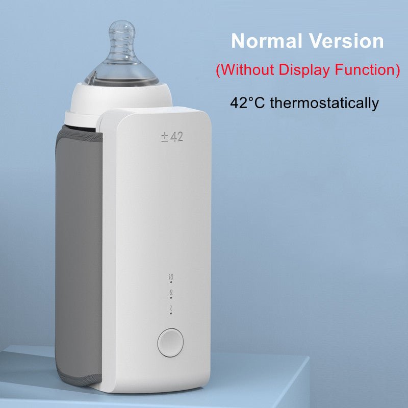 Portable Wireless Rechargeable Baby Bottle Warmer USB Charging And Heating Bag Portable Constant Temperature Milk Warmer Universal Bottle Insulation Sleeve - Serenity Spaces