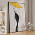Modern Sexy Woman Yellow Hat Handmade Canvas Oil Painting Abstract Nordic Luxury Artwork Posters Living Room Canvas Wall Aesthetic Home Decor - Serenity Spaces