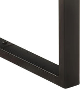 Dining Table with Solid Acacia Wood Table Top and Metal Black Table Leg for Kitchen,Dining Room Home Furniture 70.9"X35.4"X29.9"(Lxwxh) - Serenity Spaces