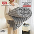 Soft Wind Bubble Velvet Blanket Warm Solid Rabbit Fur Blankets Double - sided Thickening Cover Throw Warm Fur Blanket - Serenity Spaces