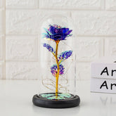Preserved flower glass cover rose flower glass cover gift gifts - Serenity Spaces