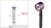 The Third Gear Adjustable Strong Supercharged Shower Head Household Bath Shower Hose Shower Head - Serenity Spaces