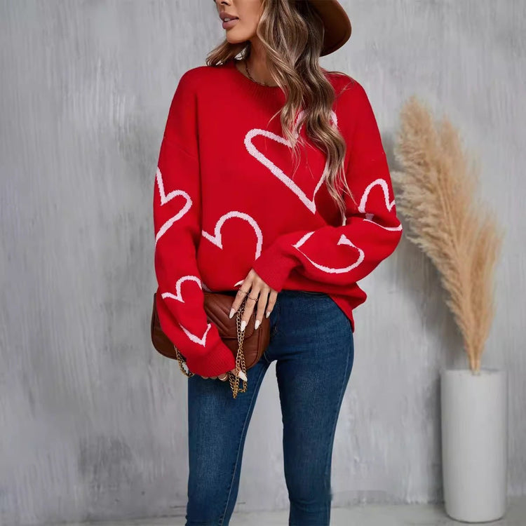Female With Hearts Valentine&