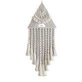 Handwoven Home Decor Triangle Dream Catcher Pendant - Serenity Spaces