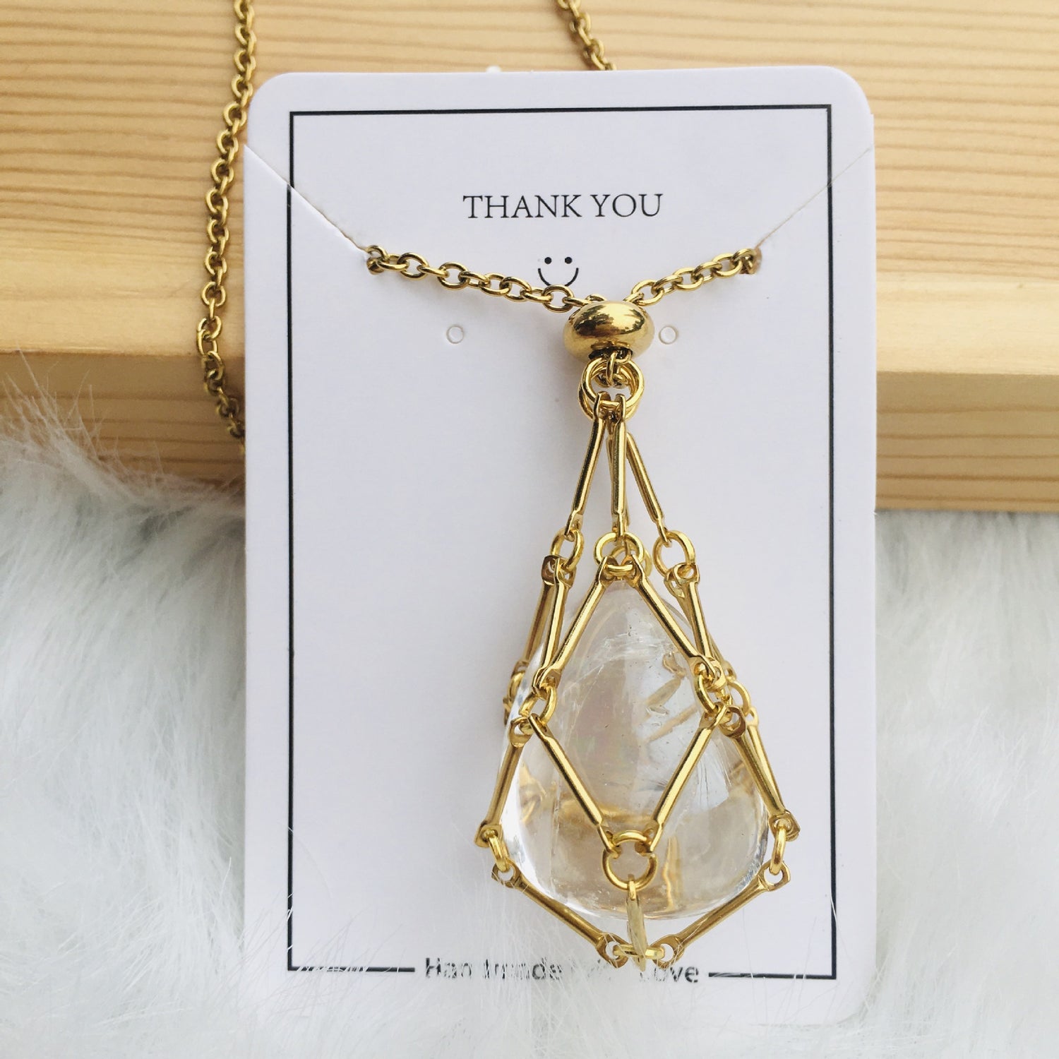 Natural Energy Crystal Pendant - Serenity Spaces