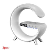 New Intelligent G Shaped LED Lamp Bluetooth Speake Wireless Charger Atmosphere Lamp App Control For Bedroom Home Decor - Serenity Spaces