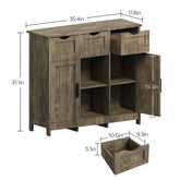 Storage Cabinets,Wooden Floor Cabinet,with Drawers And Shelves Storage Cabinets,Accent Cabinet For Living Room,Bedroom,Bathroom Furniture Home Decor - Serenity Spaces