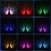 Peacocks Wall Lamp Colorful Ambient Lighting Modern Creative Atmosphere 3D Body Animal Lighting Lustre For Bedroom - Serenity Spaces