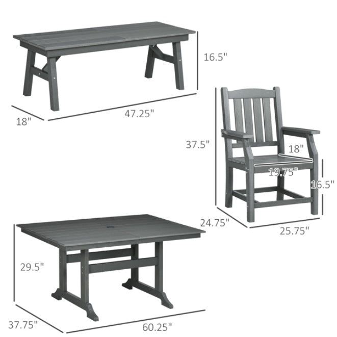 Pieces Patio Furniture Set - Serenity Spaces