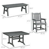 Pieces Patio Furniture Set - Serenity Spaces