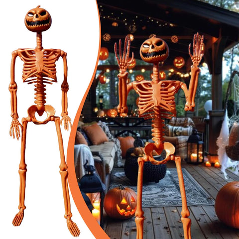 Halloween Clearance!  Halloween Pumpkin Skeleton Decoration Halloween Party Decoration