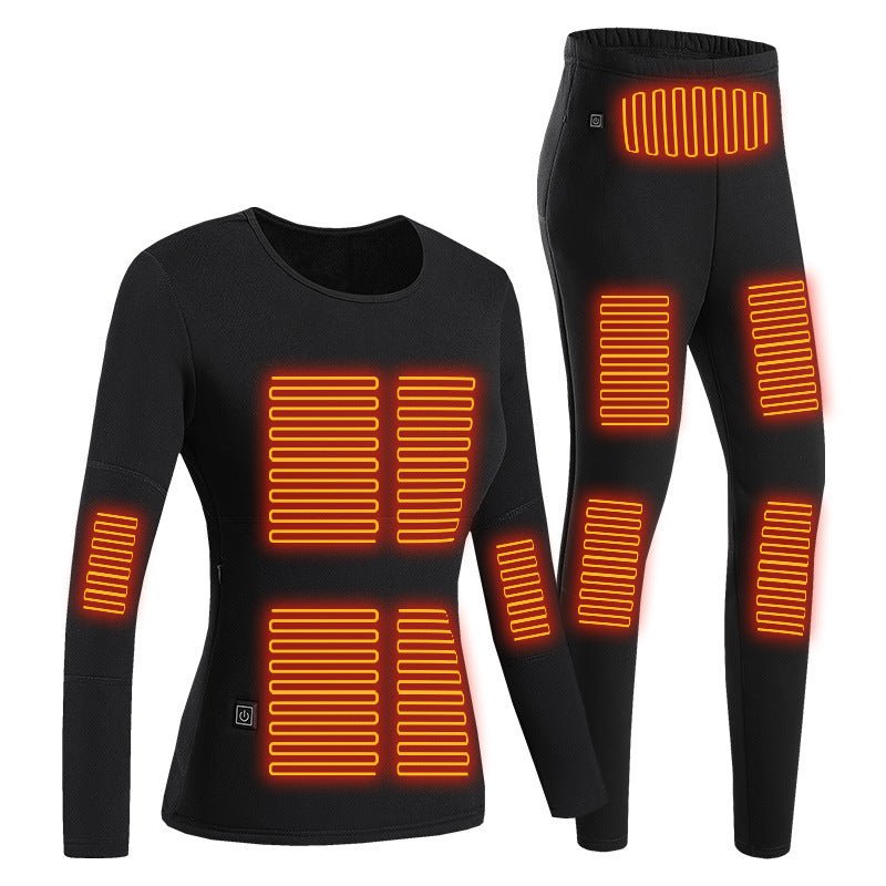 Long Johns USB Heating Thickened Cold Protection Suit - Serenity Spaces