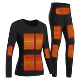 Long Johns USB Heating Thickened Cold Protection Suit - Serenity Spaces