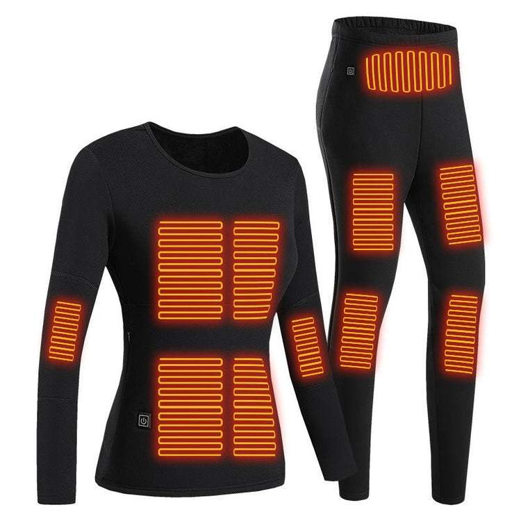 Long Johns USB Heating Thickened Cold Protection Suit - Serenity Spaces