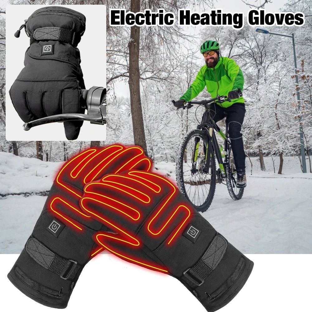 Winter Electric Heated Gloves Motorcycle Gloves - Serenity Spaces