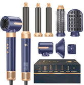 MOQ300 Multifunctional 7 - in - 1 High - speed Hair Dryer Straight Comb - Serenity Spaces