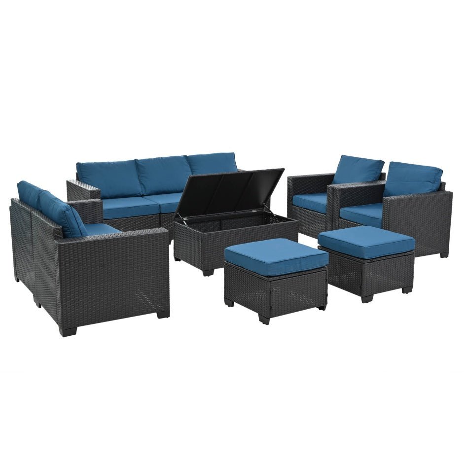 10 Piece Patio Furniture Set - Serenity Spaces