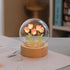 Artificial Tulip Flower Night Light Ornaments Handmade DIY Bedside Lamp LED Night Lamp Bedroom Decor Birthday Gifts Table Lamp - Serenity Spaces