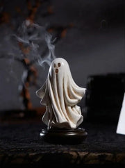 Indoor Halloween Decor,Halloween Tabletop Decor, Halloween Ghost Incense Table Ghost Incense Decorative Desktop Beautify Home Living Room Office Suitable