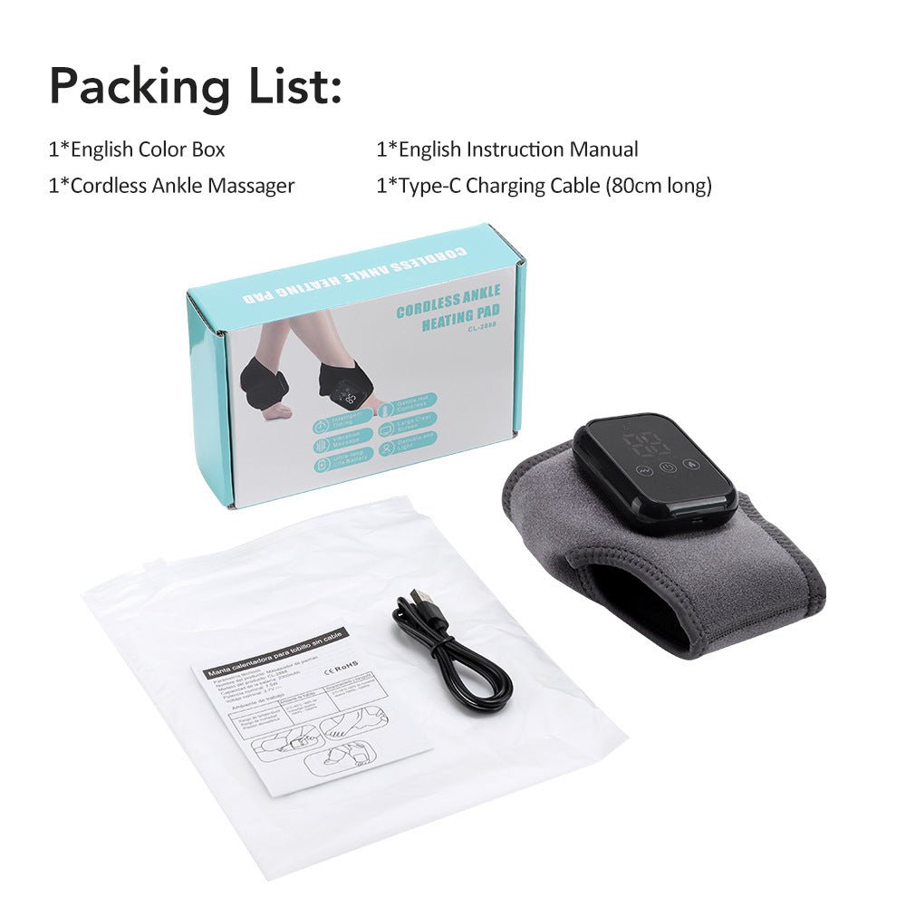 Charging 5 - speed Hot Compress 3 - speed Vibration Ankle Protection - Serenity Spaces