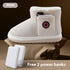 Electric Heating Shoes Rechargeable Foot Warmer Heating Home Shoes Winter Warm Temperature Regulating Cotton Shoes - Serenity Spaces