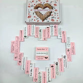 Couple Game Night Intimacy Block Tower Jenga Game Valentine Tumbling Tower Stacking Blocks Game Party Interactive Games 18 - Serenity Spaces