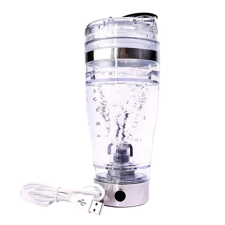 450ML Electric Protein Shaker USB Shaker Bottles Milk Coffee Blender Water Bottle Movement Vortex Tornado Smart Mixer - Serenity Spaces