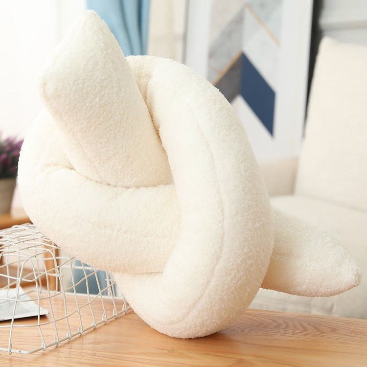 Plush Three Dimensional Special Shaped Pillow Round Lumbar Support - Serenity Spaces