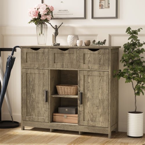 Storage Cabinets,Wooden Floor Cabinet,with Drawers And Shelves Storage Cabinets,Accent Cabinet For Living Room,Bedroom,Bathroom Furniture Home Decor - Serenity Spaces