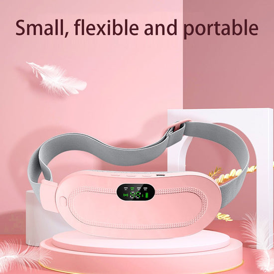 Menstrual Heating Pad Smart Warm Belt Relief Waist Pain Cramps Vibrating Abdominal Massager Electric Waist Belt Device - Serenity Spaces