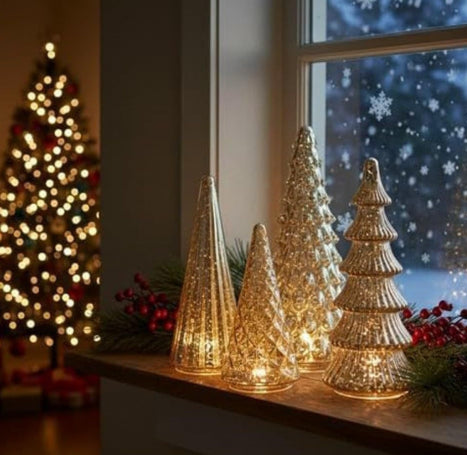 Glazed Christmas Tree 3D Printed Ornaments