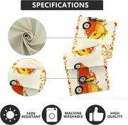 Thanksgiving Table Runner, Fall Decor Table Runners 72 Inches Long Pumpkin Sunflower Decor Fall Leaves for Thanksgiving Kitchen Dining Indoor Outdoor Activities (13" X 72")