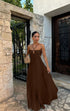 Ins Pleated Sleeveless Sling Dress Hollow High Waist Halter Robe Dresses For Evening Party Club Clothing Women - Serenity Spaces