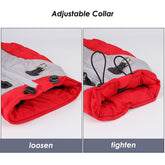 Dog Cold Weather Coats - Cozy Waterproof Windproof Reversible Winter Dog Jacket, Thick Padded Warm Coat - Serenity Spaces