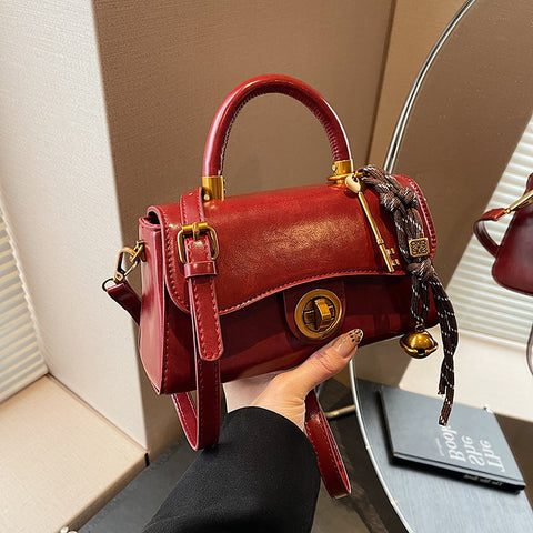 New Year Christmas Square Pouch Women's Handbag