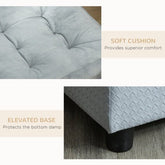 Luxury Small Dog Bed With Hidden Storage - Serenity Spaces