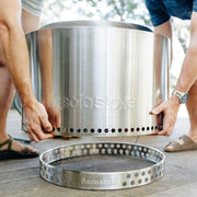 Yukon Stand - Durable 304 Stainless Steel, Heat-Resistant, Portable Elevated Fire Pit Accessory for Safe Use on Decks and Camping - Ideal for Smokeless Fire Pits and Outdoor Fireplaces