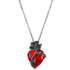 Punk Rose Love Necklace Fashion Personality Heart - shaped Clavicle Chain Pendant Necklace For Valentine&