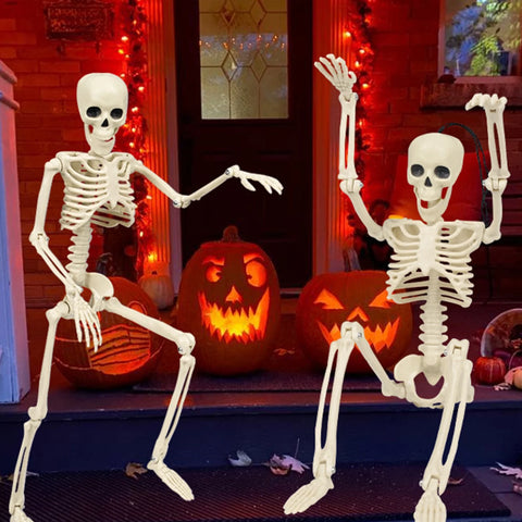 Halloween Decorations Outdoor Halloween Dark Terror Skeleton Decoration Props Set up Ghost House Halloween Decor on Clearance