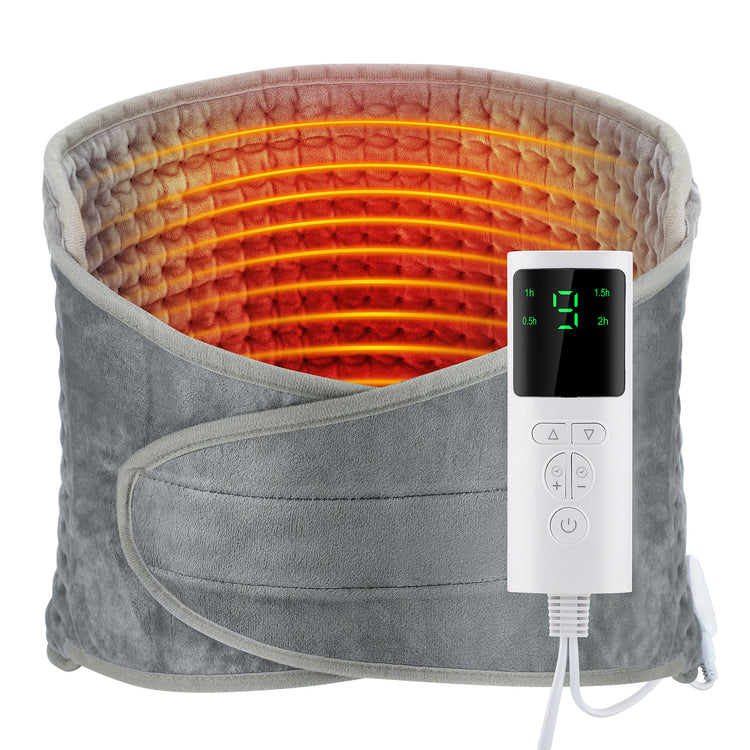 Back Heating Support Belt Heated Waist Brace With Adjustable Temperature Warm Back Belt Abdomen Warmer Lumbar Support Pad - Serenity Spaces