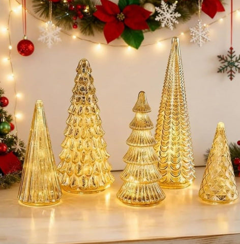 Glazed Christmas Tree 3D Printed Ornaments