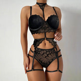 Hot Lace Sexy Temptation Three - Point Suit Sexy Lingerie - Serenity Spaces