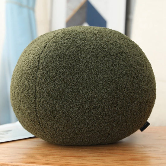 Plush Three Dimensional Special Shaped Pillow Round Lumbar Support - Serenity Spaces