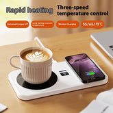 Multifunctional Home Smart Thermal Cup Pad Wireless Charging Heating Base - Serenity Spaces