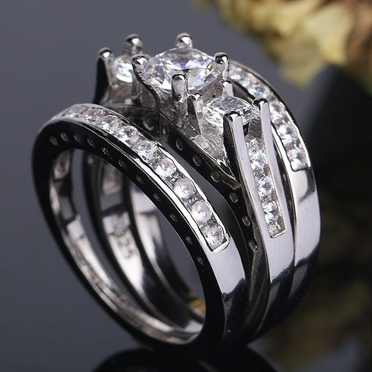 Couple Three - piece Set Ring European And American Fashion - Serenity Spaces