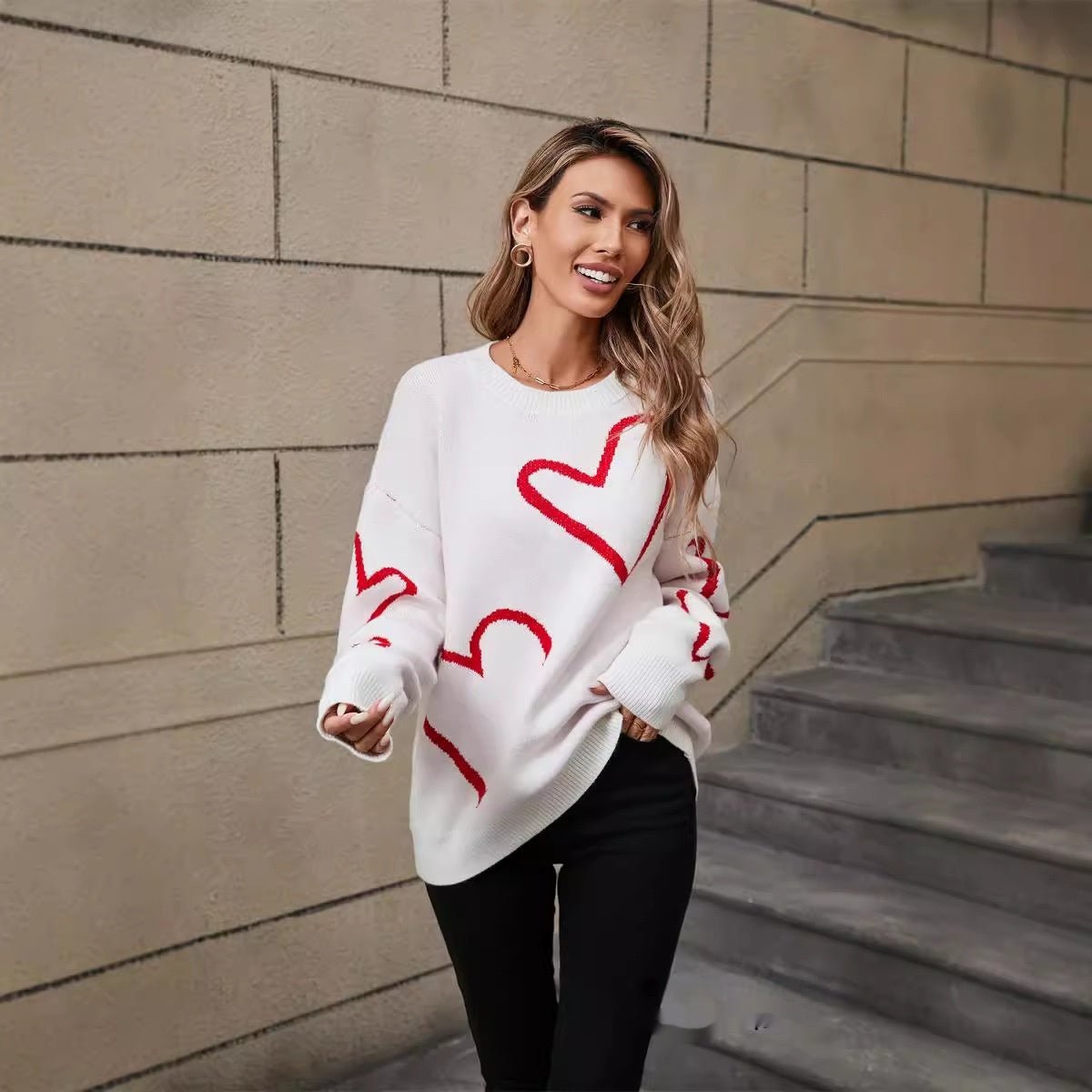 Female With Hearts Valentine&