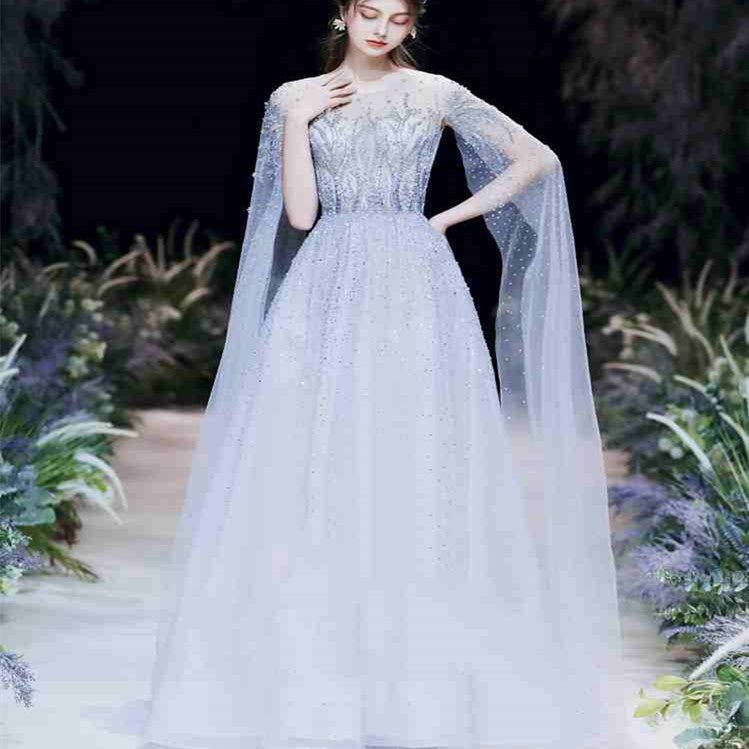 High - end Engagement Evening Dress Light Luxury Niche Wedding Banquet Female - Serenity Spaces